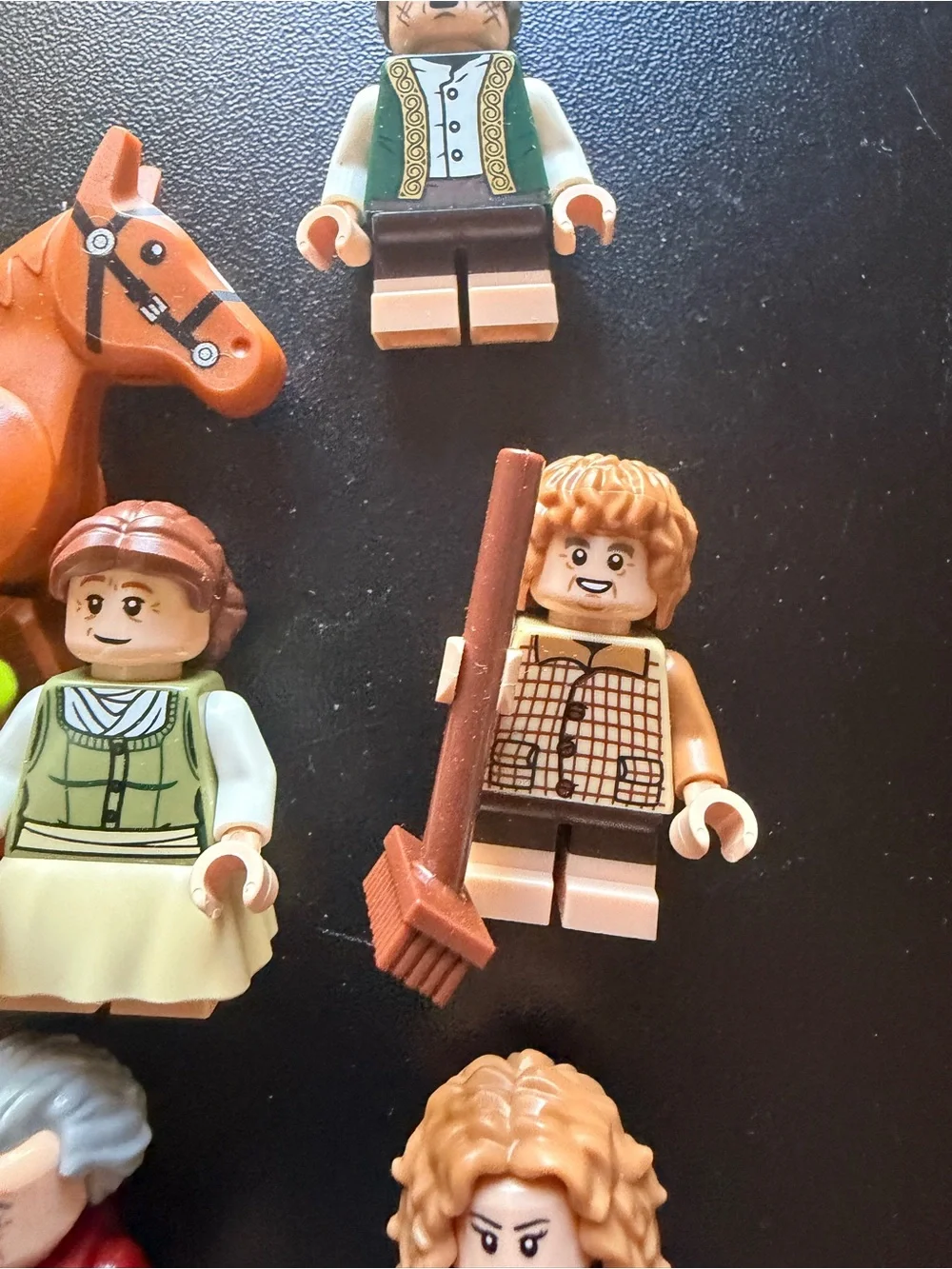 Lego Lord of the Rings SHIRE 10354 Minifigure Lot of 10 Gandalf Frodo Sam Horse